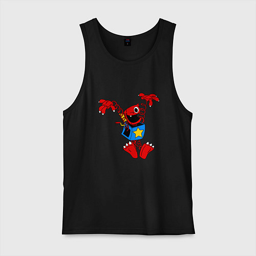 Мужская майка Boxy boo - poppy / Черный – фото 1