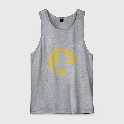 Мужская майка Тоторо в ночи / Меланж – фото 1