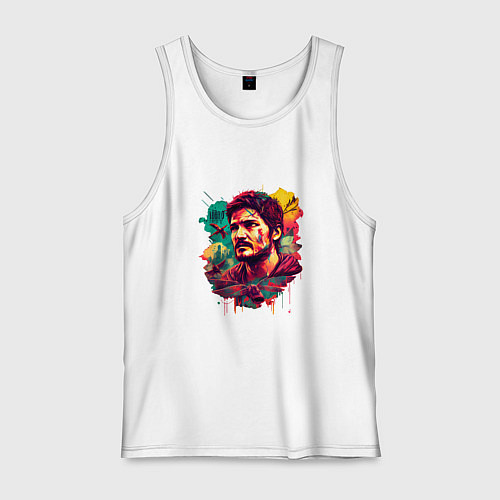 Мужская майка Джоэл Педро Паскаль / Белый – фото 1