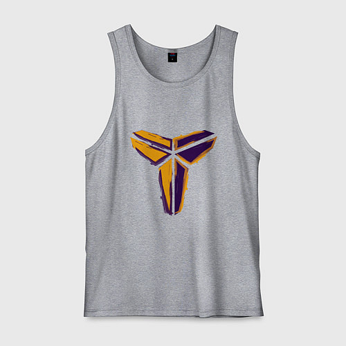 Мужская майка Kobe logo / Меланж – фото 1