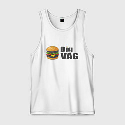 Майка мужская хлопок Big VAGodroch, цвет: белый