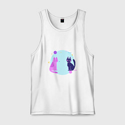 Мужская майка Две котейки