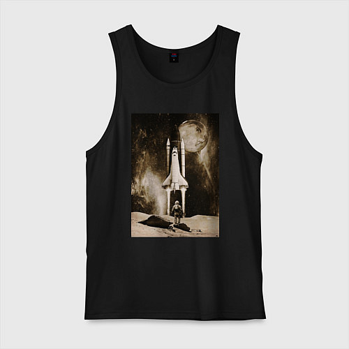 Мужская майка Космос-Aelliren / Черный – фото 1