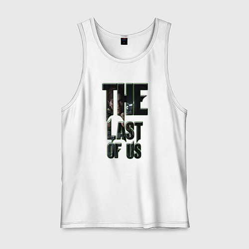Мужская майка The last of us text / Белый – фото 1