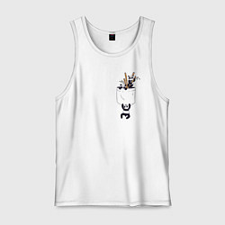 Мужская майка Карманные панды