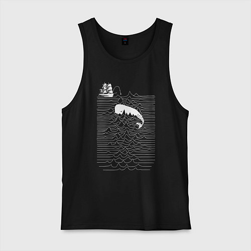 Мужская майка Joy Division китобой / Черный – фото 1