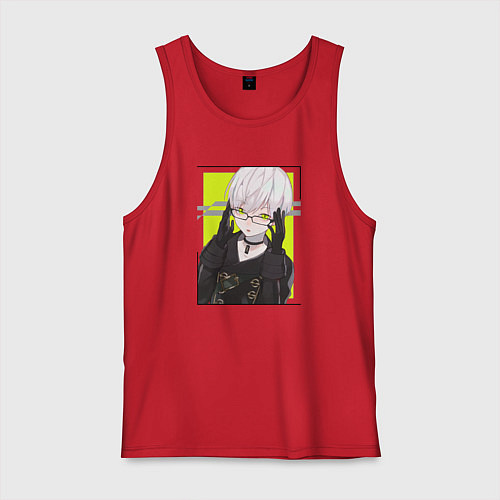 Мужская майка Андройд 9S / Красный – фото 1