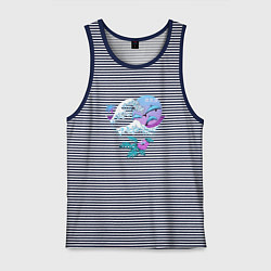 Мужская майка Дельфины на волне