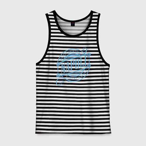 Мужская майка FC Napoli / Черная тельняшка – фото 1