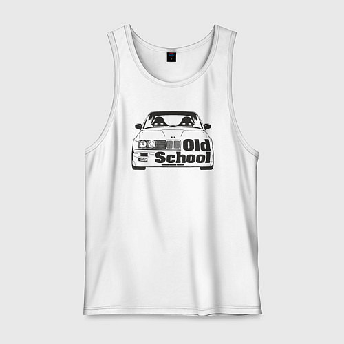 Мужская майка BMW old school / Белый – фото 1