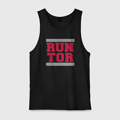 Мужская майка Run Toronto Raptors / Черный – фото 1