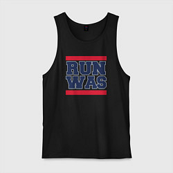 Майка мужская хлопок Run Washington Wizards, цвет: черный