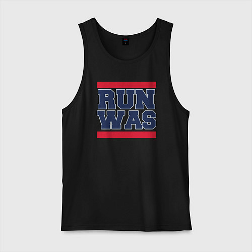 Мужская майка Run Washington Wizards / Черный – фото 1