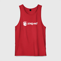 Майка мужская хлопок Team Liquid art, цвет: красный