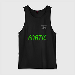 Майка мужская хлопок Fnatic арт, цвет: черный