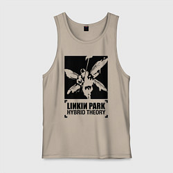 Майка мужская хлопок LP Hybrid Theory, цвет: миндальный