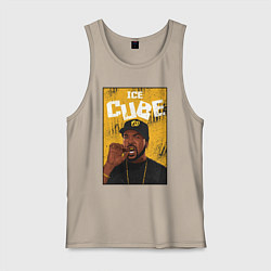 Майка мужская хлопок Ice Сube, цвет: миндальный
