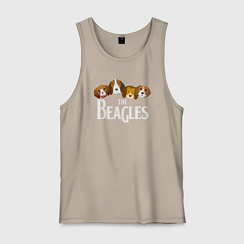 Мужская майка Бигли / Миндальный – фото 1