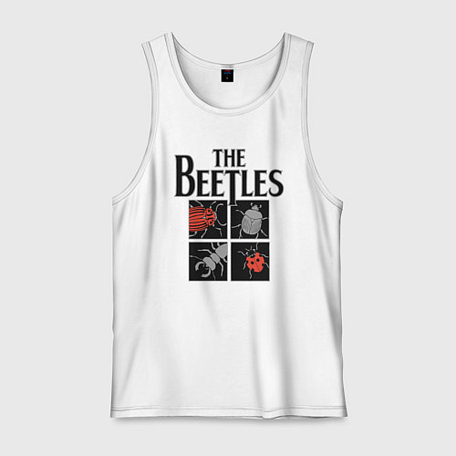 Мужская майка Beetles / Белый – фото 1