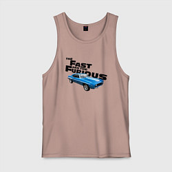 Майка мужская хлопок Chevrolet Camaro SS, цвет: пыльно-розовый