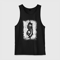 Майка мужская хлопок Slipknot logo, цвет: черный