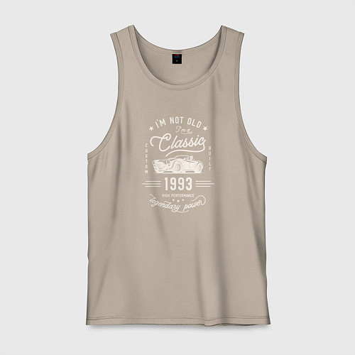 Мужская майка Я классический 1993 / Миндальный – фото 1