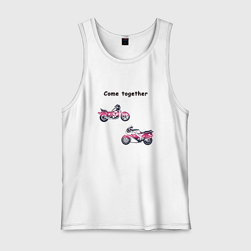 Мужская майка Come together / Белый – фото 1
