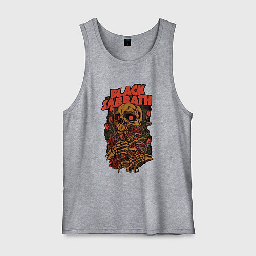 Мужская майка Черный саббат / Меланж – фото 1