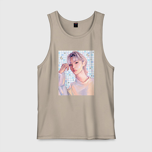 Мужская майка Феликс - Stray Kids / Миндальный – фото 1