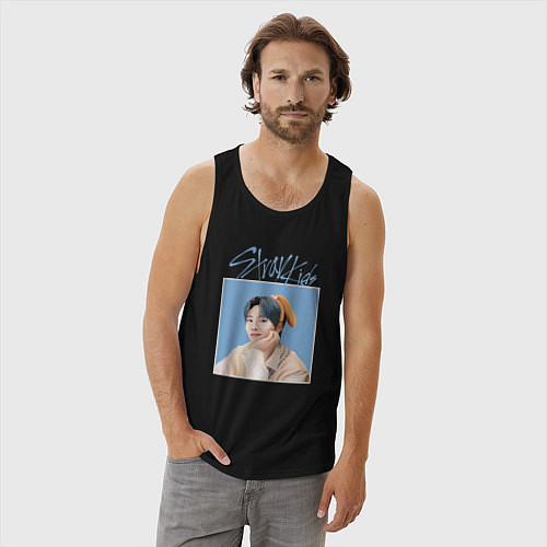 Мужская майка I N - Stray Kids / Черный – фото 3