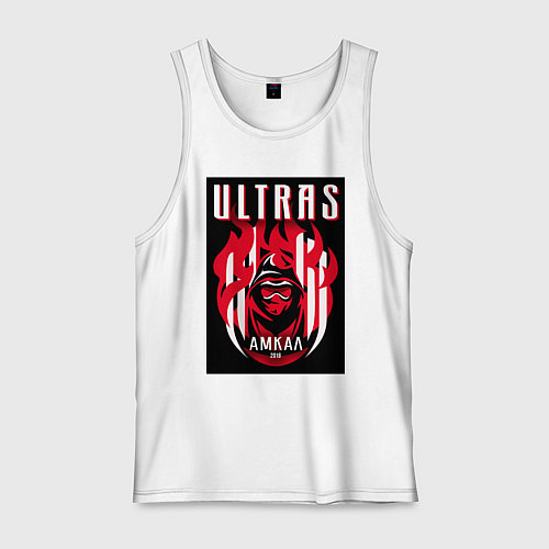 Мужская майка Футбольный клуб Амкал ультрас / Белый – фото 1