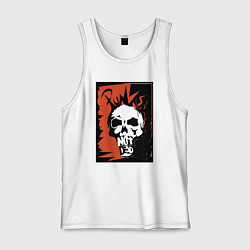 Мужская майка Punks skull