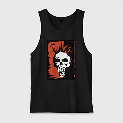 Мужская майка Punks skull