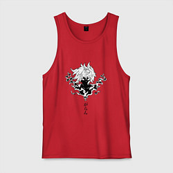 Майка мужская хлопок Просто Габимару - Адский рай, цвет: красный