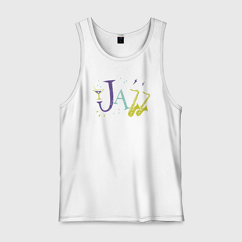 Мужская майка Style jazz / Белый – фото 1
