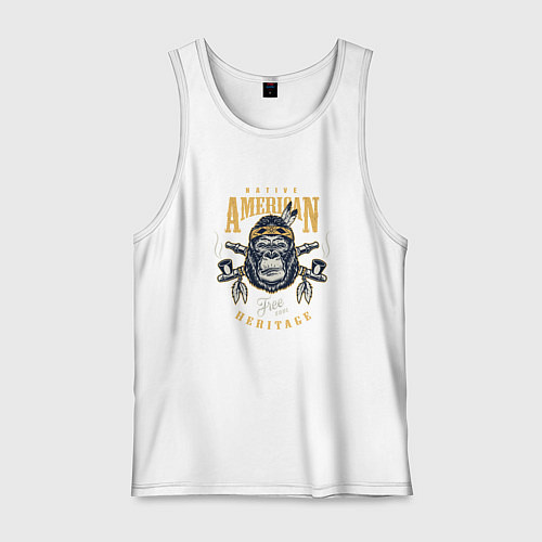 Мужская майка Native American Heritage / Белый – фото 1