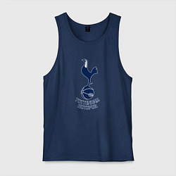 Майка мужская хлопок Tottenham Hotspur fc sport, цвет: тёмно-синий