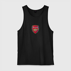 Майка мужская хлопок Arsenal fc sport club, цвет: черный