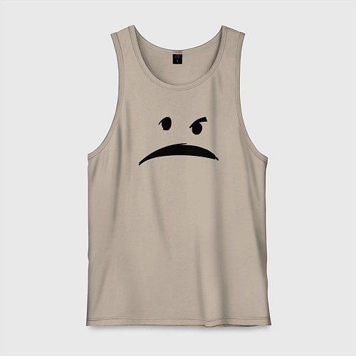 Мужская майка Привидение с мотором / Миндальный – фото 1