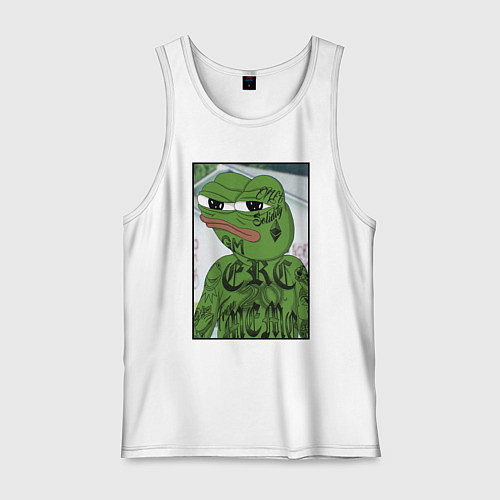 Мужская майка Pepe tattoo / Белый – фото 1