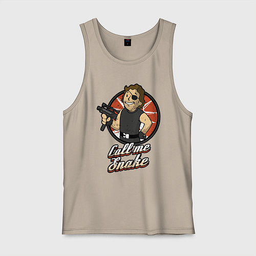 Мужская майка Vault snake / Миндальный – фото 1