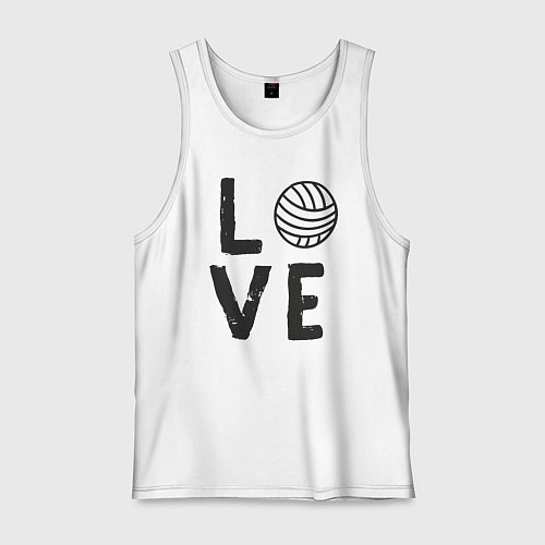 Мужская майка Lover volleyball / Белый – фото 1