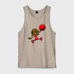 Майка мужская хлопок Baby Jordan, цвет: миндальный