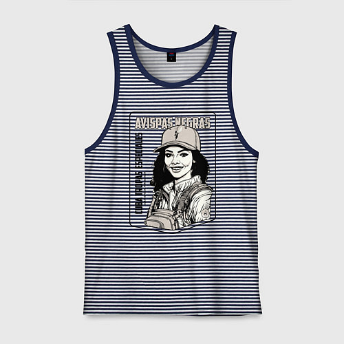 Мужская майка Спецназ Кубы / Синяя тельняшка – фото 1