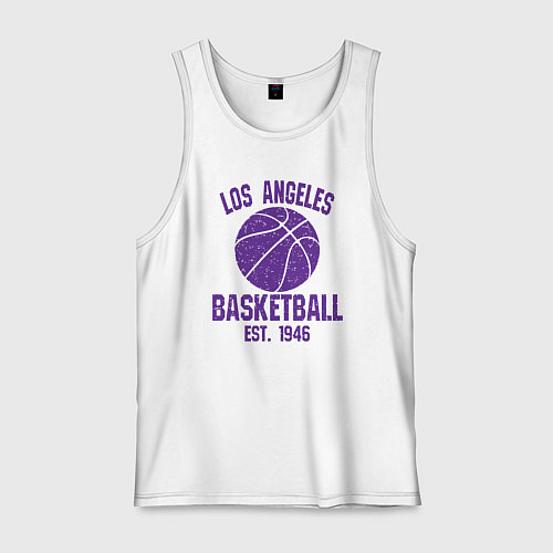 Мужская майка Basketball Los Angeles / Белый – фото 1