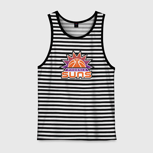 Мужская майка Phoenix Suns / Черная тельняшка – фото 1