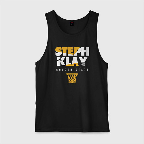 Мужская майка Steph and Klay / Черный – фото 1