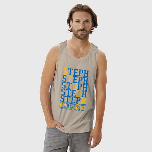 Мужская майка Steph Curry / Миндальный – фото 3