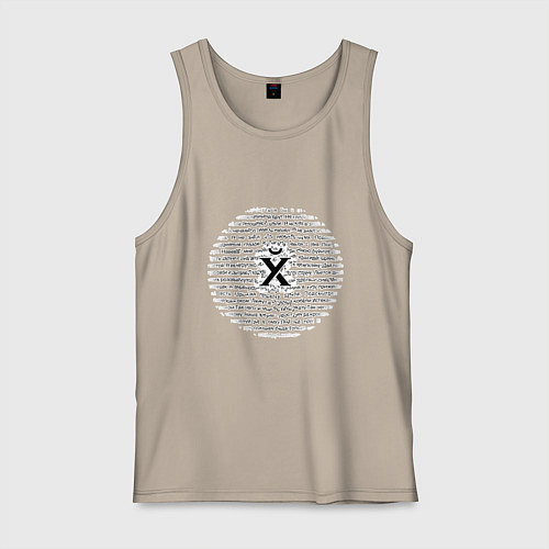 Мужская майка Йух / Миндальный – фото 1