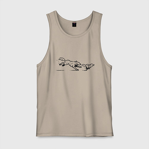 Мужская майка Братья волки из Life is Strange 2 / Миндальный – фото 1